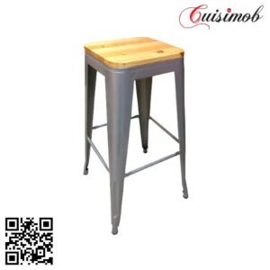 TABOURET INDUSTRIEL METALIQUE SANS DOSSERET -  - TABOURET