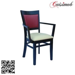 CHAISE EN BOIS AVEC ACCOUDOIR -  - CHAISE INTERIEUR