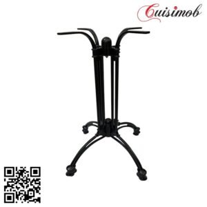 PIED DE TABLE EN ALU /4 NOIR - PIED DE TABLE