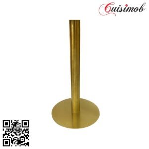 PIED ROND TIGE ET BASE GOLD - PIED DE TABLE