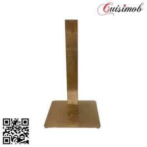 PIED CARRE TIGE ET BASE BRONZE - PIED DE TABLE