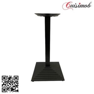 PIED EN FONT CARRE PYRAMID NOIR - PIED DE TABLE